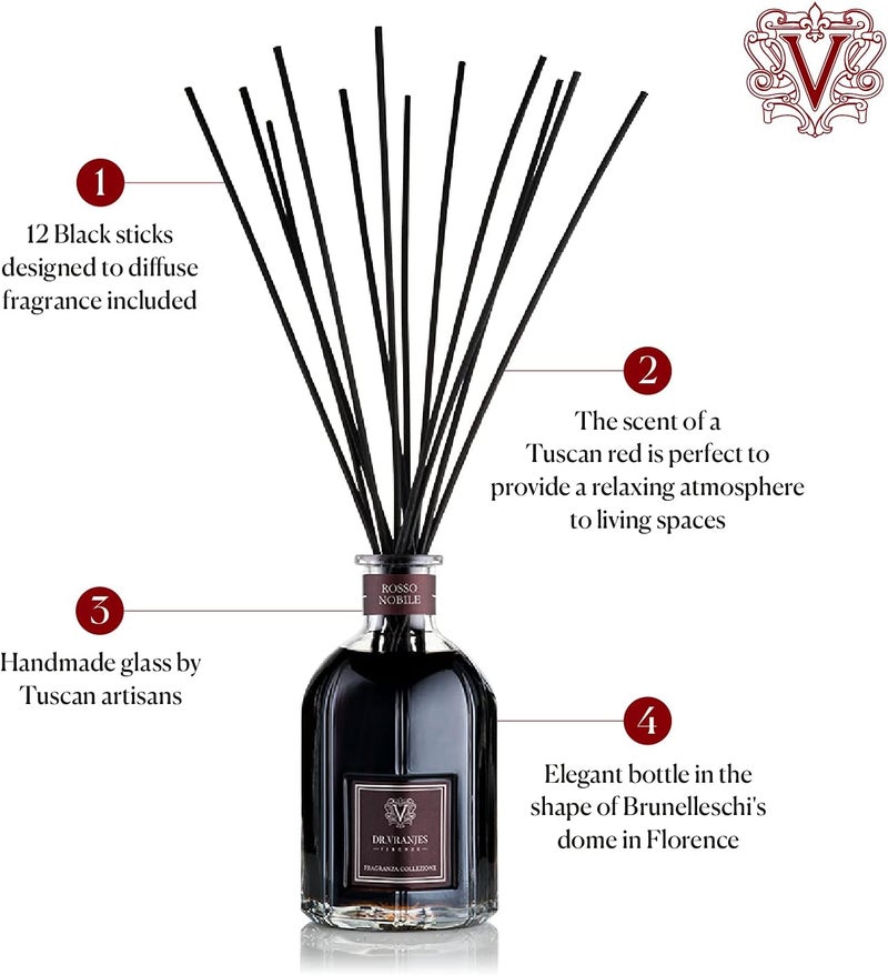 Dr. Vranjes Rosso Nobile Diffuser - 500ml Luxury Home Fragrance - Image 2